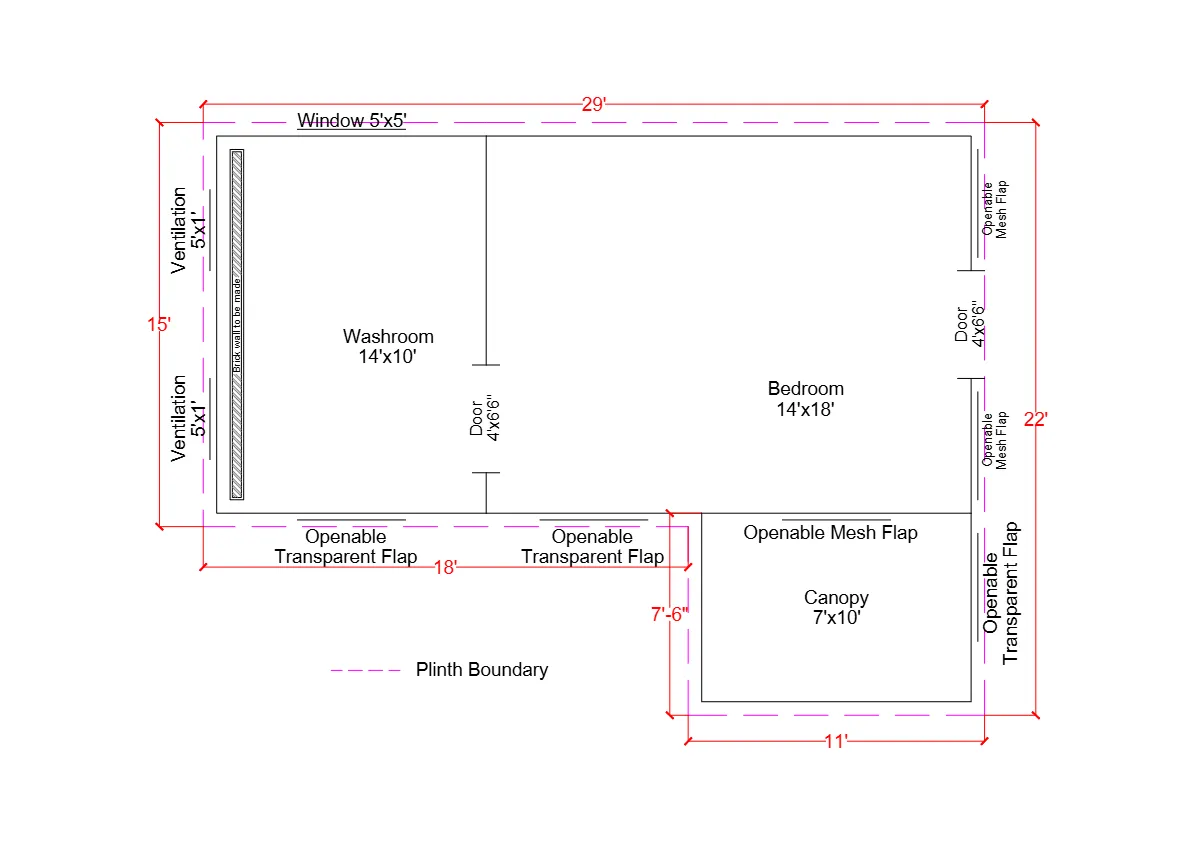 12x24 Tent Electrical Layout